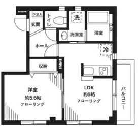 エレメンツ桃井の物件間取画像